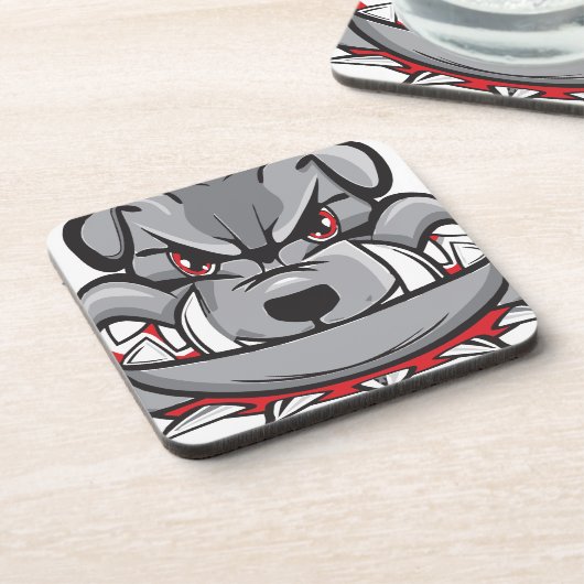 Bulldogge Untersetzer (Linke Seite)