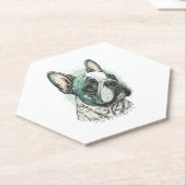 Bulldogge Untersetzer (angewinkelt)
