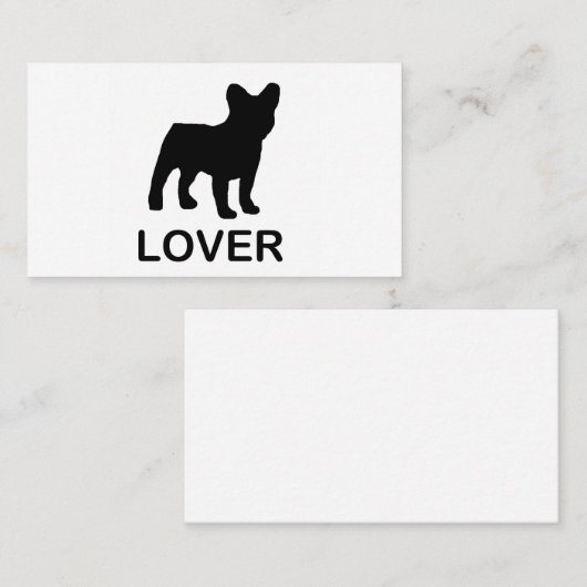 Bulldogge Visitenkarte (Vorne/Hinten)