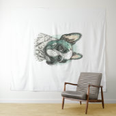 Bulldogge Wandteppich (Beispiel (Horizontal))