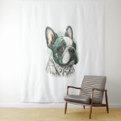 Bulldogge Wandteppich (Beispiel)