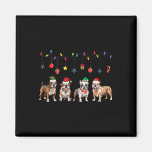 Bulldogge Weihnachten6 Magnet