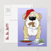 Bulldogge Weihnachten - Ho Ho?? (Vorne/Hinten)