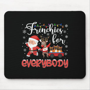 Bulldogge Weihnachtsfeiertage für alle Weihnachten Mousepad