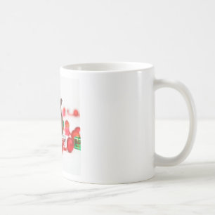 Bulldogge Weihnachtsschmuck Geschenkboxen Rote Wei Kaffeetasse