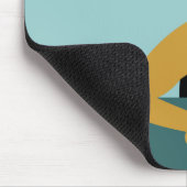 Bulldoggedartboard-Bier-Bar Mousepad (Ecke)