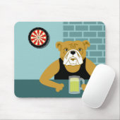 Bulldoggedartboard-Bier-Bar Mousepad (Mit Mouse)