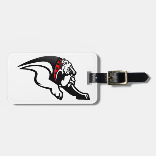 Bulldoggen 1 gepäckanhänger (Vorderseite horizontal)