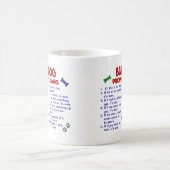 Bulldoggen-Eigentums-Gesetze 2 Kaffeetasse (Mittel)