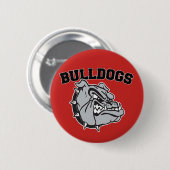 Bulldoggen-Fußball-Team-Abzeichen-Button-Knopf Button (Vorne & Hinten)