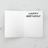 Bulldoggen-Geburtstags-Karte Karte (Innenseite)