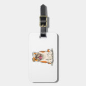 Bulldoggen-Gepäckanhänger Gepäckanhänger (Vorderseite vertikal)