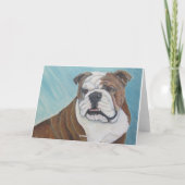 Bulldoggen-Karte Karte (Rückseite)