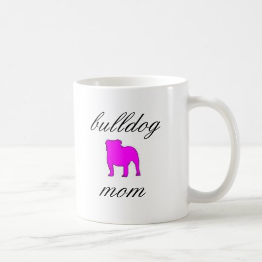 Bulldoggen-Mama-Tasse Kaffeetasse (Rechts)