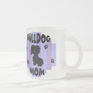 Bulldoggen-Mama-Tasse Mattglastasse