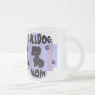 Bulldoggen-Mama-Tasse Mattglastasse