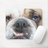 Bulldoggen-Mausunterlage Mousepad (Mit Mouse)