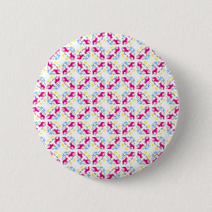 Bulldoggen-Muster Button