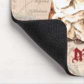 Bulldoggen-Pirat Mousepad (Ecke)