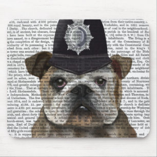 Bulldoggen-Polizist Mousepad