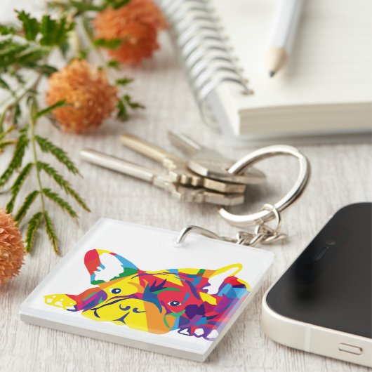 Bulldoggen Schlüsselger Schlüsselanhänger (Vorderseite rechts)