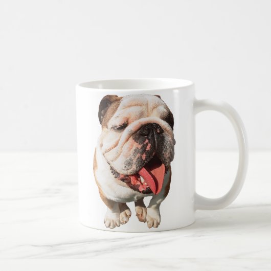 Bulldoggen-Tasse Kaffeetasse (Rechts)