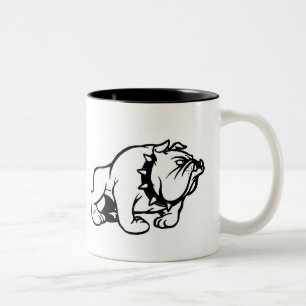 Bulldoggen-Tasse Zweifarbige Tasse