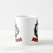 Bulldoggen-Teufel-Hunde Kaffeetasse (Mittel)