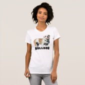 Bulldoggen-Trägershirt T-Shirt (Vorne ganz)
