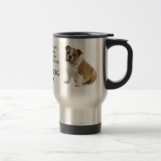 Bulldoggen-Vater-Reise-Tasse Reisebecher (Rechts)