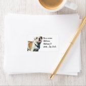 Bulldoggen-Versandetiketten Adressaufkleber (Insitu)