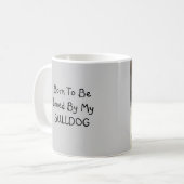 Bulldoggen-Vintage Tasse (Vorderseite Links)
