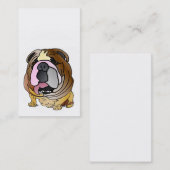 Bulldoggen-Visitenkarten Visitenkarte (Vorne/Hinten)
