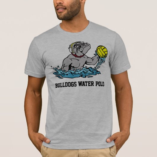Bulldoggen-Wasser-Polo-T - Shirt (Vorderseite)