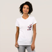 Bulldoggen-Weihnachtsnachthemd T-Shirt (Vorne ganz)