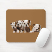 Bulldoggen-Welpen Mousepad (Mit Mouse)