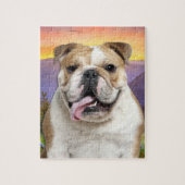 Bulldoggen-Wiese Puzzle (Vertikal)