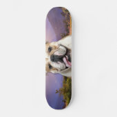 Bulldoggen-Wiese Skateboard (Vorderseite)