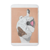 Bulldoggenbadmatte Badematte (Vorderseite Vertikal)