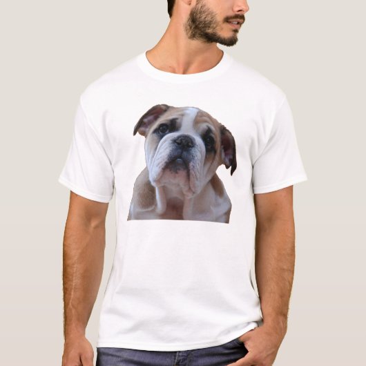 Bulldoggenwelpe 2 T-Shirt (Vorderseite)