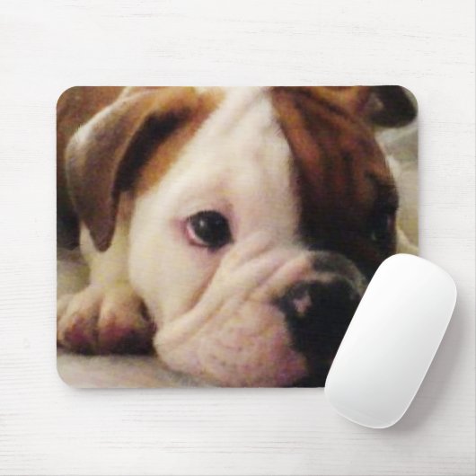 Bulldoggenwelpe Mousepad (Mit Mouse)