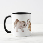 Bulldoggenwelpen-Tasse Tasse (Links)