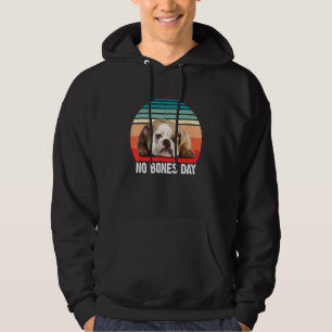 Bulldogin Angst Kein Knochentag für Bulldogin Hoodie