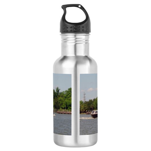 Bulldogin Edelstahlflasche (Rückseite)