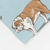 Bulldogin Fleecedecke (Ecke)
