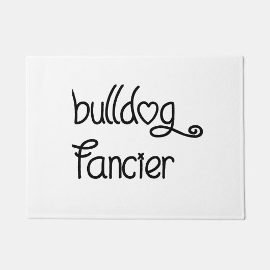 Bulldogin Fußmatte (Vorderseite)