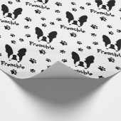 Bulldogin Geschenkpapier (Ecke)