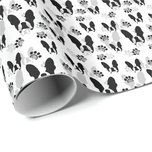 Bulldogin Geschenkpapier (Rolleneckpunkt)