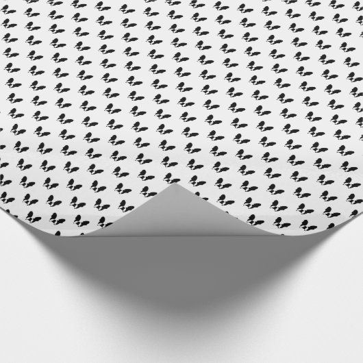 Bulldogin Geschenkpapier (Ecke)