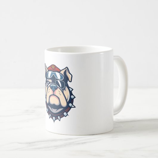 Bulldogin Kaffeetasse (VorderseiteRechts)